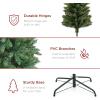 imageBest Choice Products Prelit Pencil Christmas Tree 9ft Premium Artificial Tree Realistic Lighted Spruce Holiday Decor w 2in1 LED Lights BaseGreen W White Lights