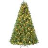 imageBest Choice Products 6ft PreLit Scotch Pine Christmas Tree Premium Frosted PreDecorated Artificial Holiday Decor w 946 Branch Tips 2in1 White and Multicolor LED Lights Cordless SetupGreen