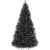 imageBest Choice Products Artificial Frosted Christmas Tree 6ft Premium PreLit Realistic Spruce Holiday Dcor wDense Branches Metal Base  Blue SpruceBlack Spruce
