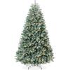 imageBest Choice Products PreLit Blue Spruce Christmas Tree 75Ft Realistic Colorado Artificial Lighted Holiday Dcor w700 Twinkling White ampamp Multi LEDs9ft