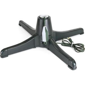 imageBest Choice Products 360Degree Rotating Adjustable Christmas Tree Stand for Up to 75ft Artificial Tree w 3 Settings 3 Builtin Electrical Outlets Black