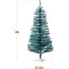 imageBest Choice Products 4ft Prelit Christmas Tree Artificial Mini Tree Perfect for Kids Apartments Bedroom with Twinkling LED Lights  Green SprucePeacock Blue