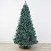 imageBest Choice Products 6ft PreDecorated Holiday Christmas Tree for Home Office Party w1000 Tips Partially Flocked Pinecones Base  Blue SpruceBlue Spruce