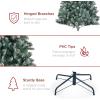 imageBest Choice Products 6ft PreDecorated Holiday Christmas Tree for Home Office Party w1000 Tips Partially Flocked Pinecones Base  Blue SpruceFlocked Blue Spruce