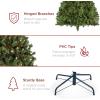 imageBest Choice Products 6ft PreLit PreDecorated Pine Artificial Christmas Tree w 1000 Tips 59 Pinecones 250 Lights Base  GreenGreen