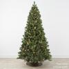 imageBest Choice Products 6ft PreLit PreDecorated Pine Artificial Christmas Tree w 1000 Tips 59 Pinecones 250 Lights Base  GreenGreen