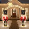 imageBest Choice Products Christmas Nutcracker 5ft Pop Up Lighted Large Holiday 3D Yard Decoration w 150 PreLit Twinkling LED Lights for Outdoor Indoor  RedBlack