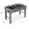 imageBest Choice Products Large 54in FullSize Foosball Table for Home Game Room w 2 Balls 2 Cup HoldersGray
