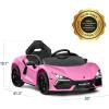 imageBest Choice Products Licensed Lamborghini Revuelto Kids 12V Electric Ride On Car Toy w 66lb Weight Capacity Parent Control Bluetooth  RedPink