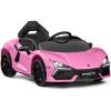imageBest Choice Products Licensed Lamborghini Revuelto Kids 12V Electric Ride On Car Toy w 66lb Weight Capacity Parent Control Bluetooth  RedPink