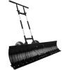 imageBest Choice Products 24in HeavyDuty Snow Pusher Hand Plow for Snow Removal Ergonomic Handle Easy Storage  BlackBlack