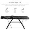 imageBest Choice Products 71in 3Section Multipurpose Massage Bed Spa ampamp Salon Facial Tattoo Chair wHydraulic Stool Removable Headrest Facial Cradle Towel Hanger  Black