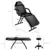 imageBest Choice Products 71in 3Section Multipurpose Massage Bed Spa ampamp Salon Facial Tattoo Chair wHydraulic Stool Removable Headrest Facial Cradle Towel Hanger  Black