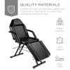 imageBest Choice Products 71in 3Section Multipurpose Massage Bed Spa ampamp Salon Facial Tattoo Chair wHydraulic Stool Removable Headrest Facial Cradle Towel Hanger  Black