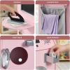 imageBest Choice Products Pretend Play Kids Wooden Stacked Washer ampamp Dryer Set with Toy Laundry Storage SpaceSaving Design with Accessories  PinkPink