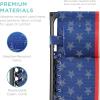 imageBest Choice Products 30 Wide Folding Zero Gravity Outdoor Recliner Patio Lounge Chair wAdjustable Canopy Shade Headrest Side Accessory Tray  MarineAmerican Flag
