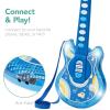 imageBest Choice Products 19in Kids Toy Guitar Pretend Play Musical Instrument Toy for Toddlers wMic Stand 8 Demo Songs Lights amp Sounds  Pink19in
