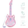 imageBest Choice Products 19in Kids Toy Guitar Pretend Play Musical Instrument Toy for Toddlers wMic Stand 8 Demo Songs Lights amp Sounds  Pink19in