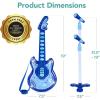 imageBest Choice Products 19in Kids Toy Guitar Pretend Play Musical Instrument Toy for Toddlers wMic Stand 8 Demo Songs Lights amp Sounds  Pink19in