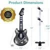 imageBest Choice Products 19in Kids Toy Guitar Pretend Play Musical Instrument Toy for Toddlers wMic Stand 8 Demo Songs Lights amp Sounds  Pink19in