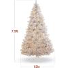 imageBest Choice Products 9ft Prelit Tinsel Christmas Tree Artificial Seasonal Holiday Decoration w 2097 Branch Tips Stand  PinkSilver