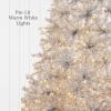 imageBest Choice Products 9ft Prelit Tinsel Christmas Tree Artificial Seasonal Holiday Decoration w 2097 Branch Tips Stand  PinkSilver