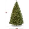 imageBest Choice Products Douglas Fir Christmas Tree 12ft Prelit Artificial Full Fir Lighted Holiday Decoration wWarm White Lights Metal Stand45ft