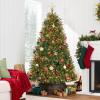 imageBest Choice Products Douglas Fir Christmas Tree 12ft Prelit Artificial Full Fir Lighted Holiday Decoration wWarm White Lights Metal Stand9ft