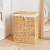 imageBest Choice Products Laundry Hamper wLid Handwoven Laundry Basket wRemovable Liner amp Builtin Handles for Bathroom Bedroom amp Laundry Room 26 Gal  NaturalNatural