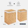 imageBest Choice Products Laundry Hamper wLid Handwoven Laundry Basket wRemovable Liner amp Builtin Handles for Bathroom Bedroom amp Laundry Room 26 Gal  NaturalNatural