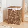 imageBest Choice Products Laundry Hamper wLid Handwoven Laundry Basket wRemovable Liner amp Builtin Handles for Bathroom Bedroom amp Laundry Room 26 Gal  NaturalChestnut
