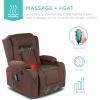 imageBest Choice Products Modern Linen Electric Power Lift Chair Recliner Massage Chair Adjustable Furniture for Back Legs w 3 Positions USB Port Heat Cupholders EasytoReach Button  BlackBrown
