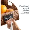 imageBest Choice Products Natural Hyacinth Angled Pantry Storage Baskets Woven Wicker Storage Bins wHandles Storage Container Baskets for Shelves Chalkboard Label amp Marker Pack of 2  NaturalChestnut