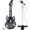 imageBest Choice Products 19in Kids Toy Guitar Pretend Play Musical Instrument Toy for Toddlers wMic Stand 8 Demo Songs Lights amp Sounds  Pink19in