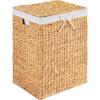 imageBest Choice Products Laundry Hamper wLid Handwoven Laundry Basket wRemovable Liner amp Builtin Handles for Bathroom Bedroom amp Laundry Room 26 Gal  NaturalNatural