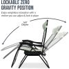 imageBest Choice Products Set of 2 Extra Wide Adjustable Steel Mesh Zero Gravity Lounge Chair Recliners wPillows and Cup Holder Trays  Peacock Blue StripesSage Green Stripes