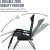 imageBest Choice Products Set of 2 Extra Wide Adjustable Steel Mesh Zero Gravity Lounge Chair Recliners wPillows and Cup Holder Trays  Peacock Blue StripesForest Green