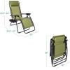 imageBest Choice Products Set of 2 Extra Wide Adjustable Steel Mesh Zero Gravity Lounge Chair Recliners wPillows and Cup Holder Trays  Peacock Blue StripesDusty Green