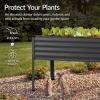 imageBest Choice Products 72x24x30in Non Toxic Galvanized Raised Garden Bed Metal Elevated Planter Box Vegetable Garden 100 Non Toxic Materials  CharcoalCharcoal