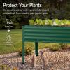 imageBest Choice Products 72x24x30in Non Toxic Galvanized Raised Garden Bed Metal Elevated Planter Box Vegetable Garden 100 Non Toxic Materials  CharcoalDark Green
