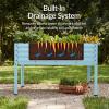 imageBest Choice Products 72x24x30in Non Toxic Galvanized Raised Garden Bed Metal Elevated Planter Box Vegetable Garden 100 Non Toxic Materials  CharcoalMist Blue