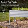 imageBest Choice Products 72x24x30in Non Toxic Galvanized Raised Garden Bed Metal Elevated Planter Box Vegetable Garden 100 Non Toxic Materials  CharcoalMoonlight Gray