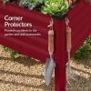 imageBest Choice Products 72x24x30in Non Toxic Galvanized Raised Garden Bed Metal Elevated Planter Box Vegetable Garden 100 Non Toxic Materials  CharcoalRoyal Red