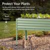 imageBest Choice Products 72x24x30in Non Toxic Galvanized Raised Garden Bed Metal Elevated Planter Box Vegetable Garden 100 Non Toxic Materials  CharcoalSage Green