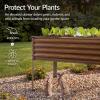 imageBest Choice Products 72x24x30in Non Toxic Galvanized Raised Garden Bed Metal Elevated Planter Box Vegetable Garden 100 Non Toxic Materials  CharcoalWood Grain