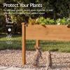 imageBest Choice Products 48 x 24 x 30 Raised Garden Bed with Extra Deep 16 Depth Elevated Wood Planter Box Stand for Backyard Patio Balcony Natural Fir Wood  Acorn BrownAcorn Brown