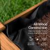 imageBest Choice Products 48 x 24 x 30 Raised Garden Bed with Extra Deep 16 Depth Elevated Wood Planter Box Stand for Backyard Patio Balcony Natural Fir Wood  Acorn BrownAcorn Brown