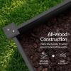 imageBest Choice Products 48 x 24 x 30 Raised Garden Bed with Extra Deep 16 Depth Elevated Wood Planter Box Stand for Backyard Patio Balcony Natural Fir Wood  Acorn BrownBlack