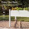 imageBest Choice Products 48 x 24 x 30 Raised Garden Bed with Extra Deep 16 Depth Elevated Wood Planter Box Stand for Backyard Patio Balcony Natural Fir Wood  Acorn BrownWhite