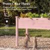 imageBest Choice Products 48 x 24 x 30 Raised Garden Bed with Extra Deep 16 Depth Elevated Wood Planter Box Stand for Backyard Patio Balcony Natural Fir Wood  Acorn BrownPink